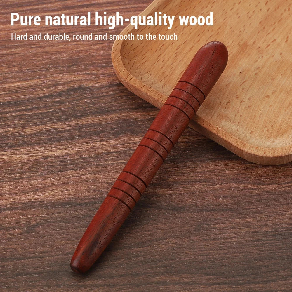 Multifunctional Wooden Massage Stick – Natural Wooden Acupoint Therapy and Meridian Relaxation Tool for Full Body Muscle Relief