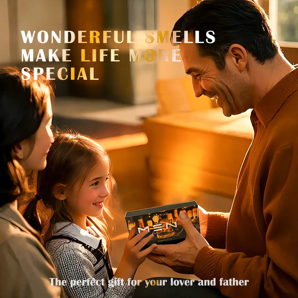 🌿 EMBRACEX 6PC/1Set Men's Essential Oils Perfume Gift Box – Premium Aromatherapy for Diffusers, Humidifiers, Candle & Soap Making﻿