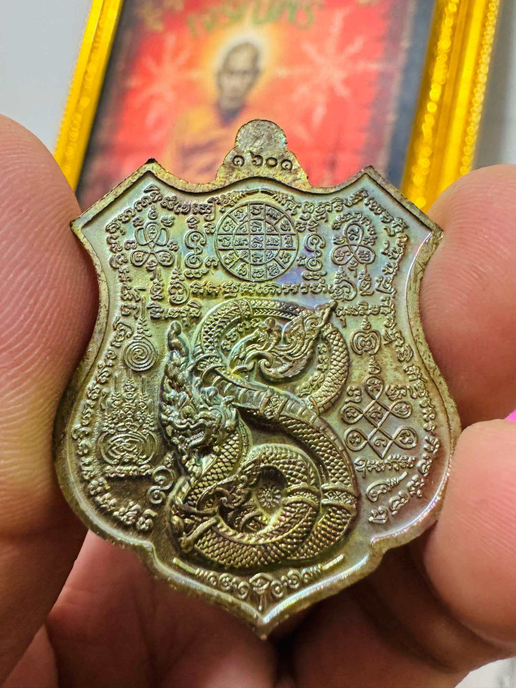 🌟 Prestigious Thep Kruad Back Phaya Nak﻿ Amulet by Luang Ta Khem – Celebrated Master from Sisaket, Year 2563 Edition 🌟