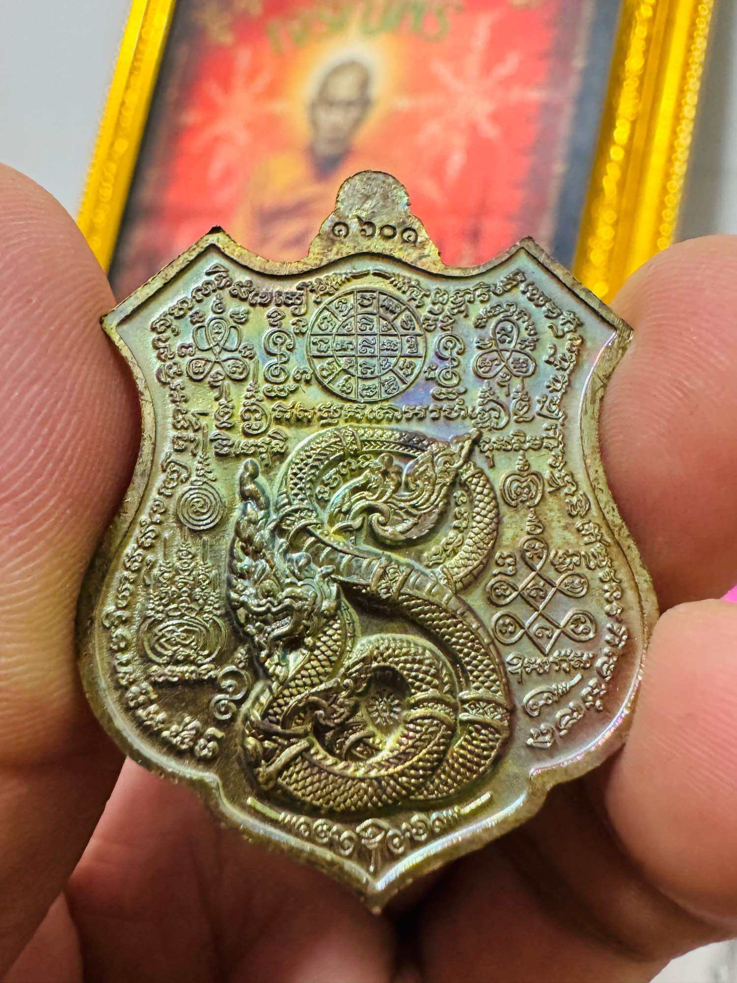 🌟 Prestigious Thep Kruad Back Phaya Nak﻿ Amulet by Luang Ta Khem – Celebrated Master from Sisaket, Year 2563 Edition 🌟