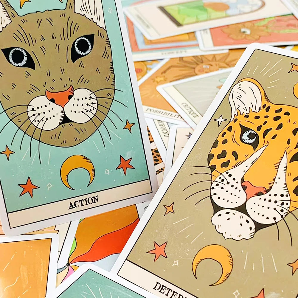 🧙♀️Modern Witch Spiritual Deck – Realm Divination & Meditation Card Game for Girls and Women