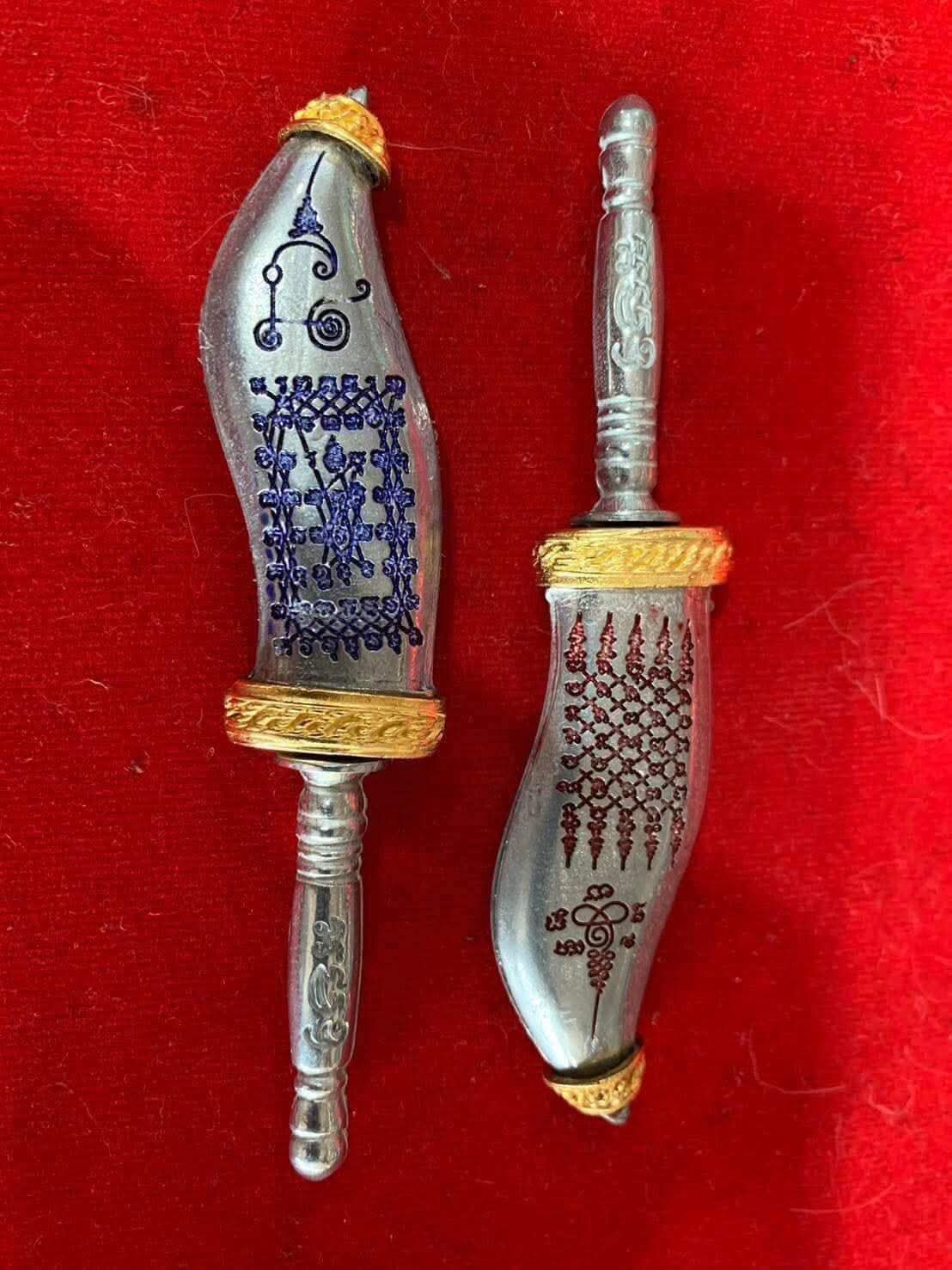 Authentic Meed Mor Luang Pu Mun from Wat Ban Jan in Luxurious Velvet Box