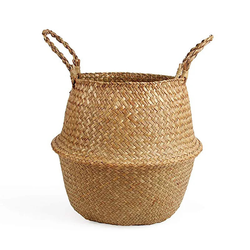 🌿 Natural Storage Baskets – Straw, Wicker, Rattan & Seagrass for Stylish Home & Garden Organization primary