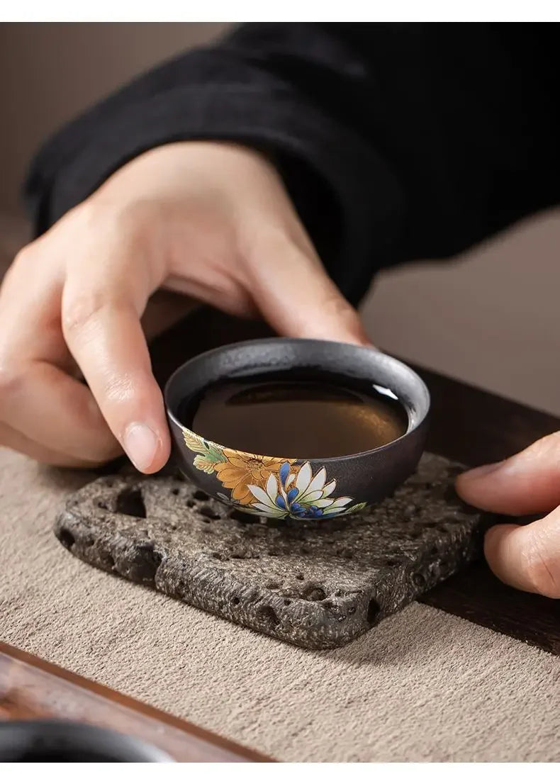 🍵 180ml Japanese-Style Ceramic Master Mug – Simple, Elegant Jilan Tea Bowl for Everyday Use | Free Shipping