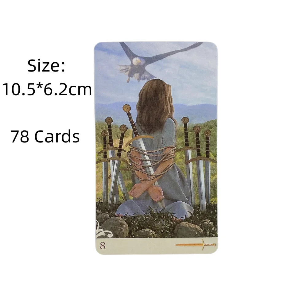 Viceversa Tarot Cards Divination Deck – English Edition | Unique Double-Sided 78-Card Tarot Oracle Board Game for Spiritual Insight and Party Fun