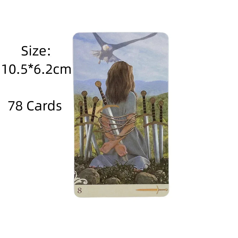 Viceversa Tarot Cards Divination Deck – English Edition | Unique Double-Sided 78-Card Tarot Oracle Board Game for Spiritual Insight and Party Fun