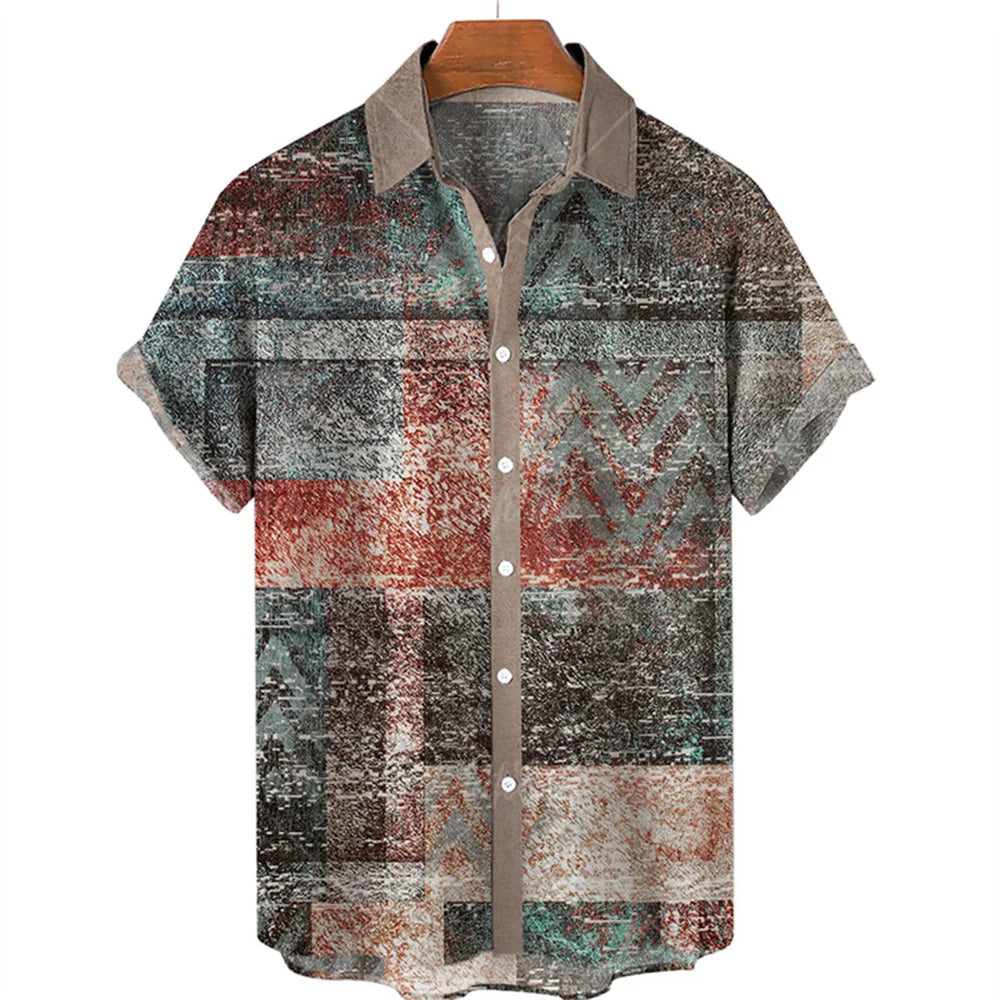 🏝️ The Dasan Majestic Edition: Ultra-Luxury Men’s High-End Hawaiian Shirt – High-Definition Floral & Ethnic Graphic Print, Premium Cooling Performance Fabric, and Sophisticated Resort-Luxe Button-Down