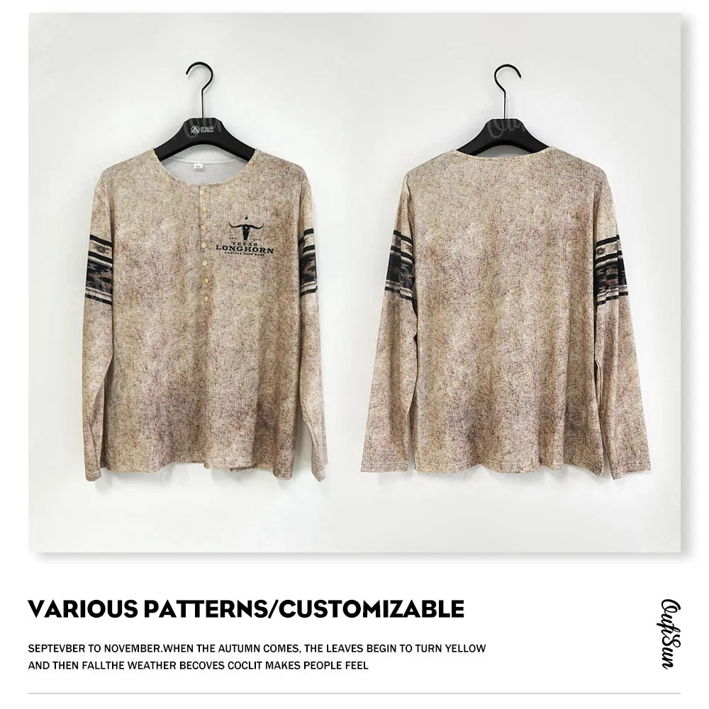 🛠️ The Denim-Patch Masterpiece: Premium Men’s 3D Printed Vintage T-Shirt – High-Definition Plaid & Denim Patchwork Graphic, Long-Sleeve Oversized Fit with Button Accents, and Sophisticated Urban-Grunge Streetwear Tee