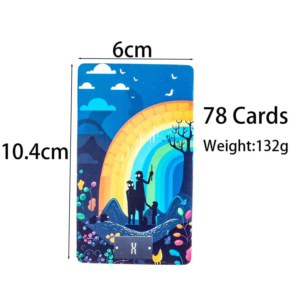 ✨ Strange World Tarot – 78-Card Deck for Fate Divination, Fortune Telling & Party Board Game | Size: 10.4 × 6 cm