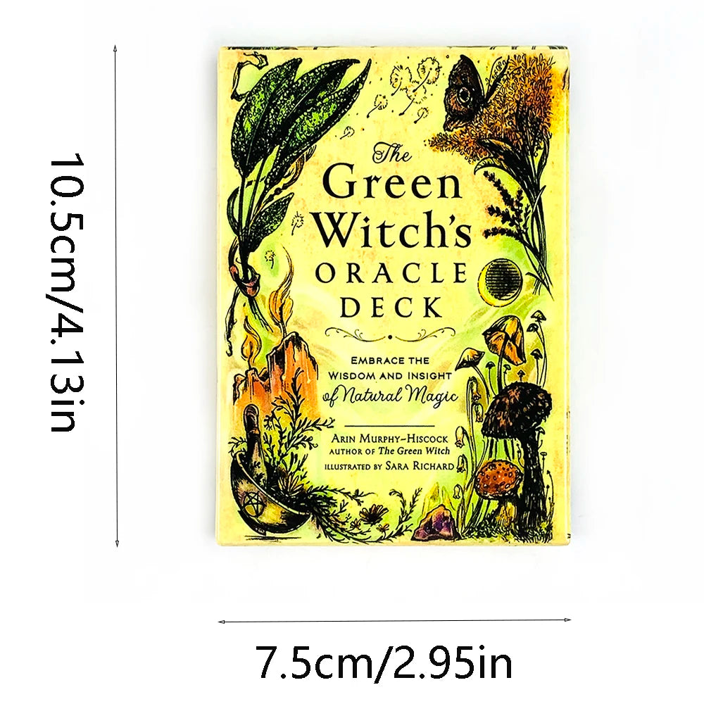 The Green Witch’s Oracle Deck – 50 Cards Embracing Natural Magic and Witchcraft Wisdom