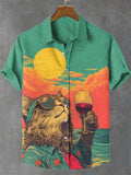 🏝️ The Tropical Flora Masterpiece: Premium Men’s Hawaiian Shirt – High-Definition Botanical Graphic Print, Ultra-Breathable Cooling Fabric, and Sophisticated Modern-Fit Holiday Button-Down CSFQQQD1482