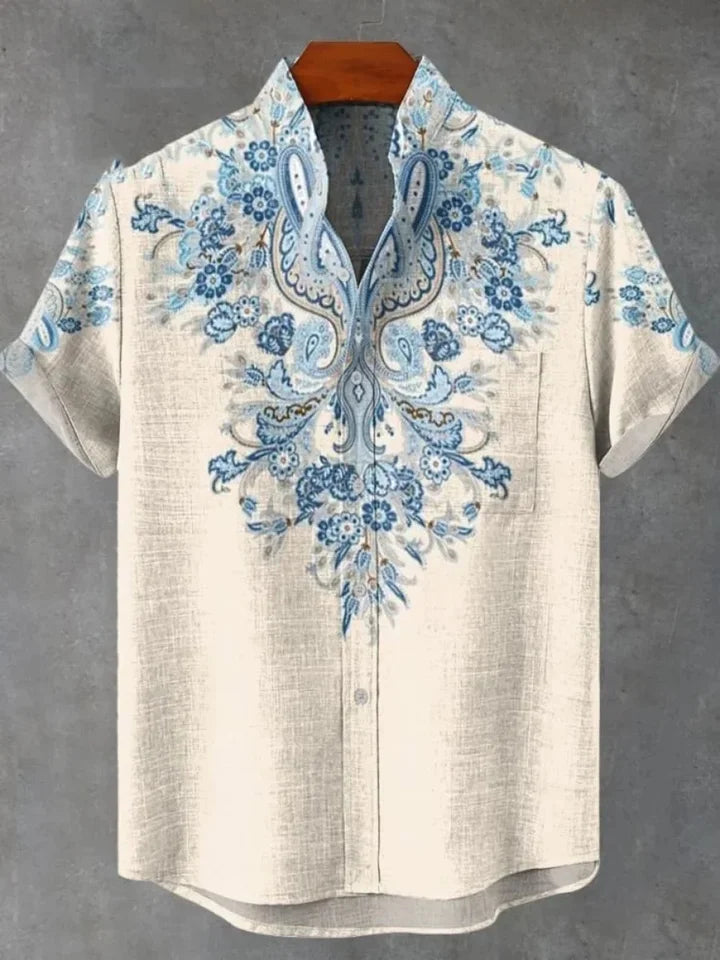 🏙️ The Urban Vintage Masterpiece: Premium Men's Casual Short-Sleeve Shirt – High-Definition Retro Graphic Print, Ultra-Breathable City-Luxe Fabric, and Modern-Fit Fashion Silhouette (Fast Delivery Edition)