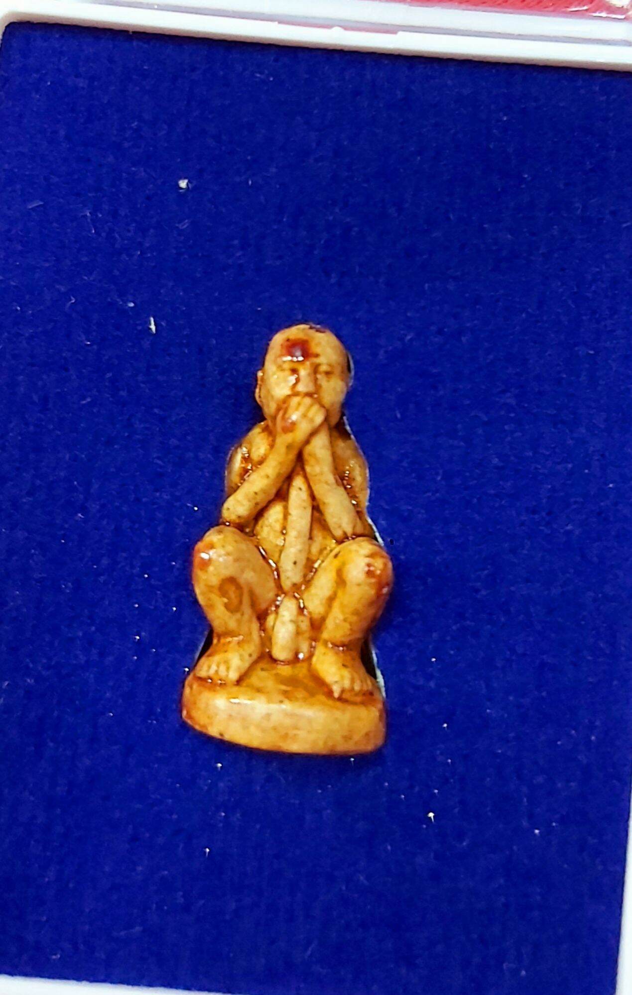 Kuman Dood Rok Powder Amulet Spirit Edition 1 by Luang Phor Poon Dhammappalo – 1 Inch Wealth and Protection