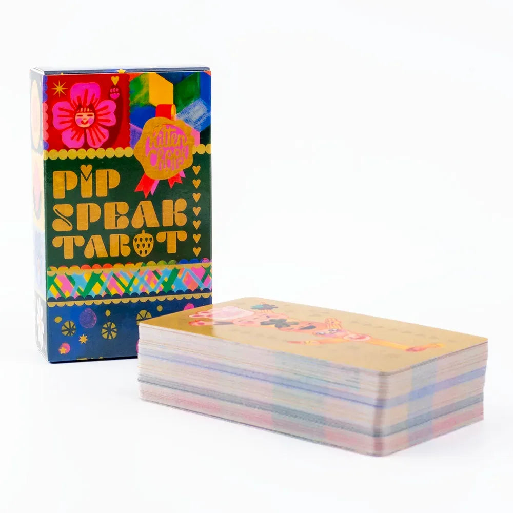 Pipspeak Marseille Tarot Deck - 83 Cards for Family Gatherings, 10.3 × 6 cm