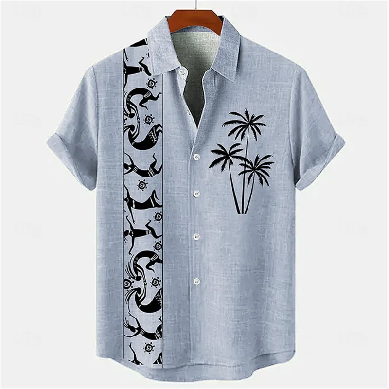 ✨ The Ultra-Vibrant 3D Graphic Social Hawaiian Shirt: Premium Quick-Dry Men's Casual Short Sleeve Top with Hyper-Realistic Print Patterns and Inclusive Family Sizing (Kids to Adult 5XL)