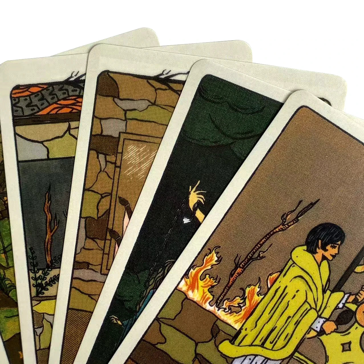 New Tarot Deck 78 Cards – English Edition for Predictive Divination, Family Games & Holiday Gifts