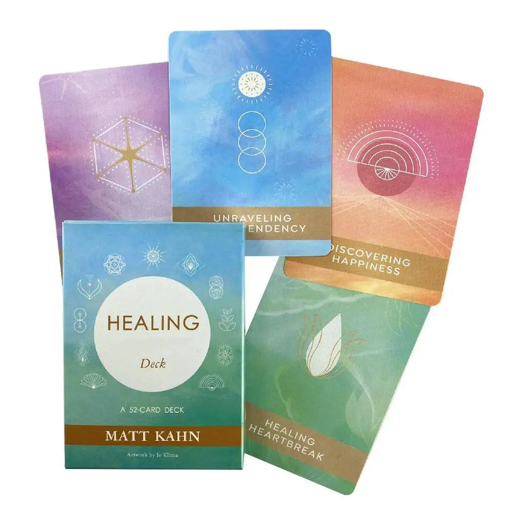 The Healing Mantra Oracle Deck – 52 Cards with Channeled Mantras for Mind-Body-Spirit Healing