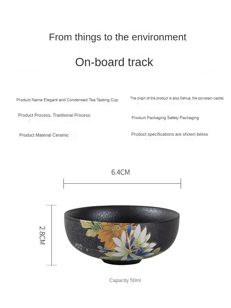 🍵 180ml Japanese-Style Ceramic Master Mug – Simple, Elegant Jilan Tea Bowl for Everyday Use | Free Shipping