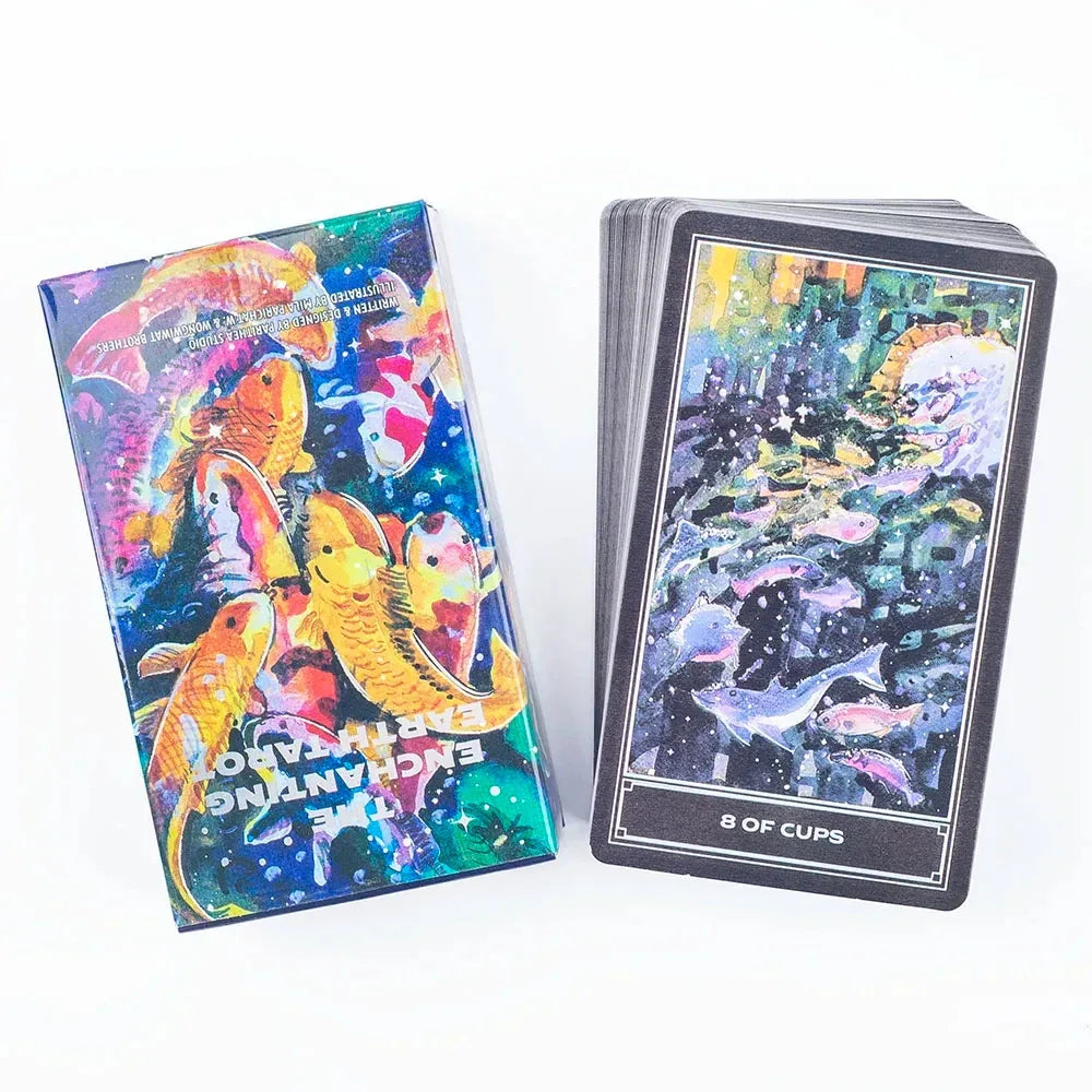 🔥The Enchanting Earth Tarot | 80-Card Nature-Inspired Divination & Board Game Deck