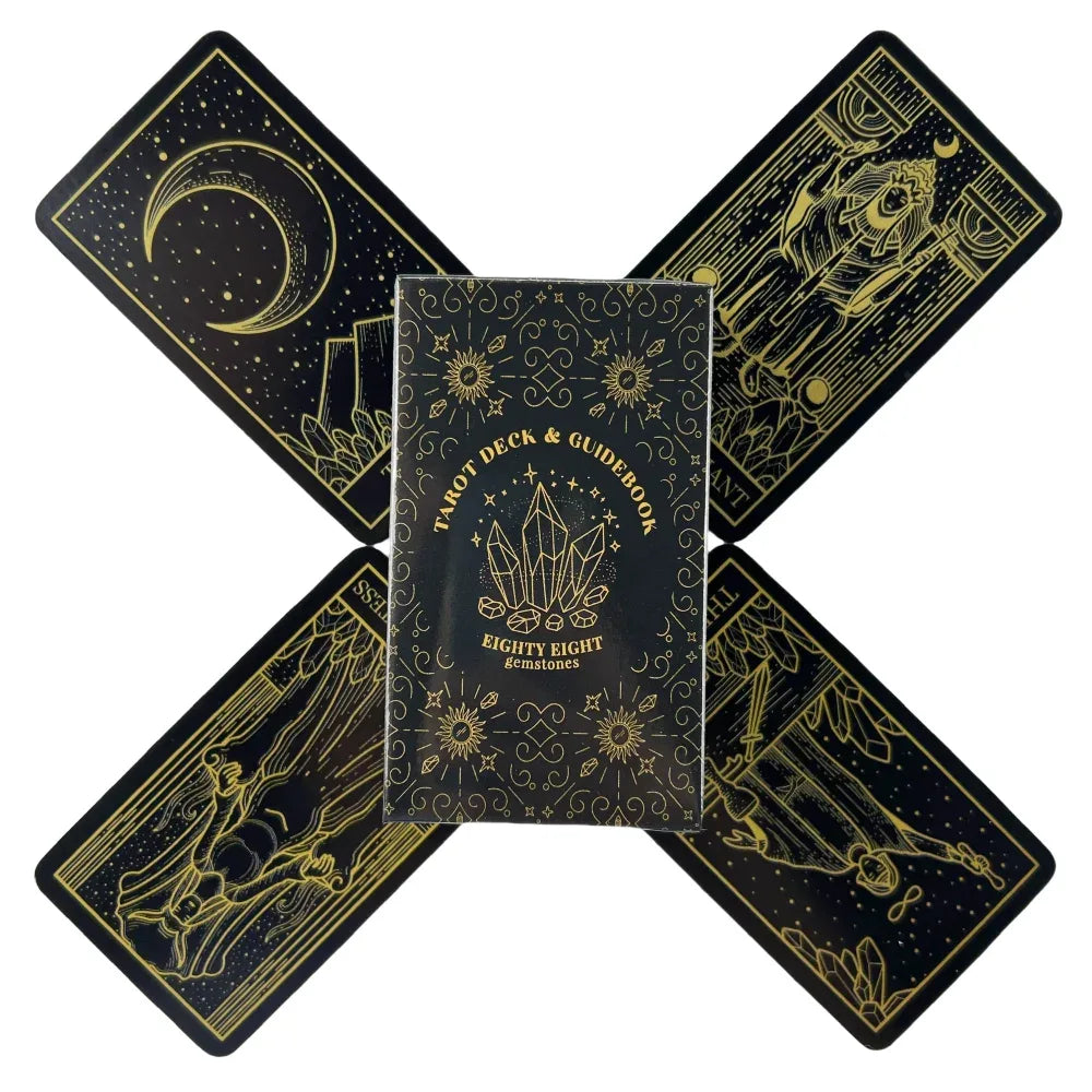 Eighty Eight Games Tarot Deck – Complete 78-Card Oracle Set for Beginners and Family Board Game Divination