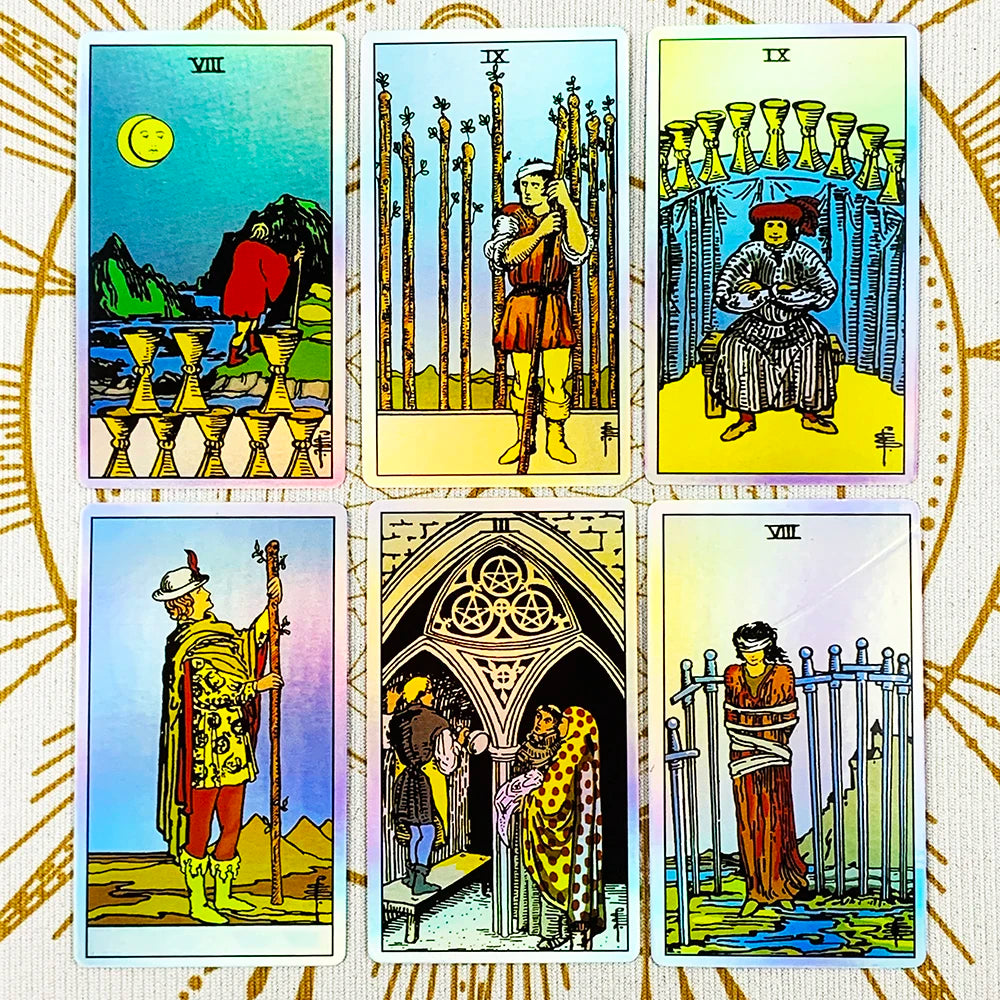 Tarot Oracle 78-Card Divination Deck – Specially Designed for Family Entertainment, Fate Divination, Holiday Games, and Christmas Gifts