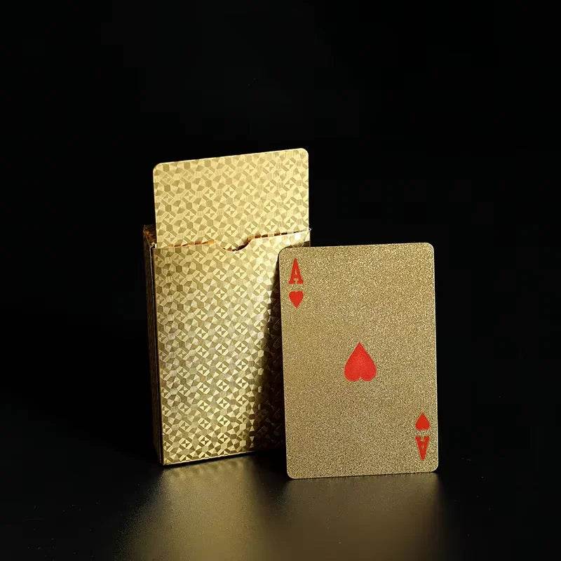 Multi-Style Color Playing Card Set - Waterproof Thai Poker Cards for Board Games, Perfect for Magic & More! golden