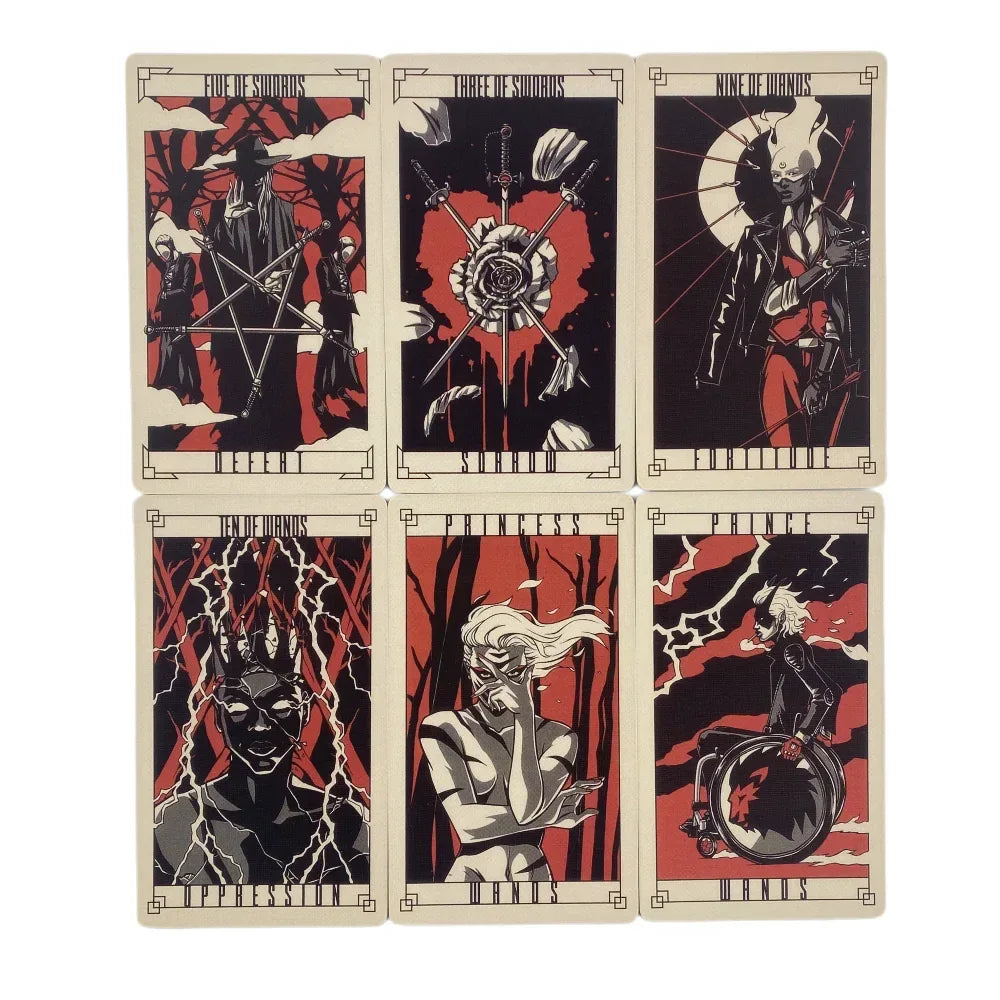 The Lost Hollow Tarot Deck - 80-Card Set for Women, Girls, Family & Party Games with Tarot, Oracle, and Astrology Themes