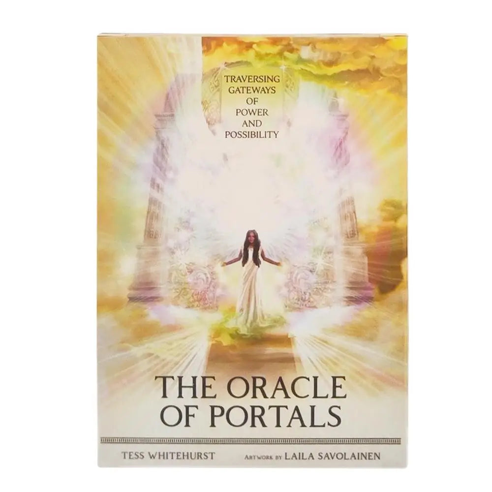 The Oracle Of Portals – 78-Card Tarot Deck for Fate Divination, Beginners & Family Party Board Games 44pcs H