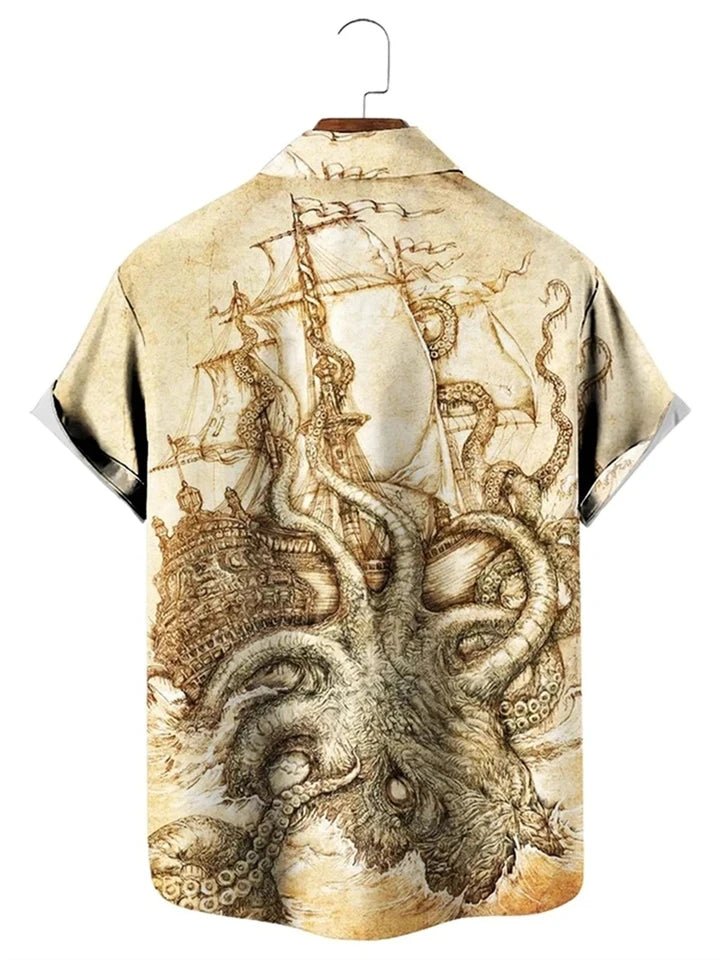 🏝️ The Island-Luxe 3D Masterpiece: Premium Men’s Hawaiian Shirt (S-6XL) – High-Definition 3D Digital Print, Ultra-Breathable Performance Fabric, and Sophisticated Plus-Size Casual Silhouette