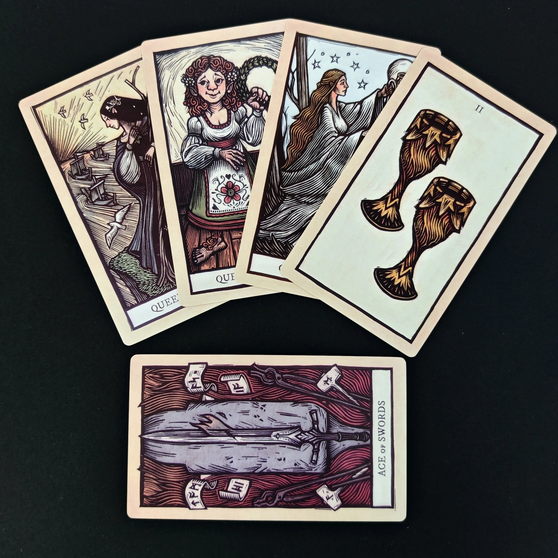 🔥The Lord of The Rings Tarot Deck | 12x7cm 78 Cards Featuring Iconic Characters & Scenes — Rider Waite System