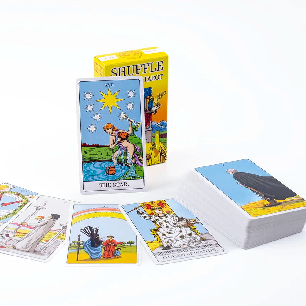 🎨 Shuffle Tarot Collection B – Shuffled World of RWS Tarot Deck | 80-Card Creative Storytelling Edition | Compact 10.3x6 cm | Innovative Tarot Experience