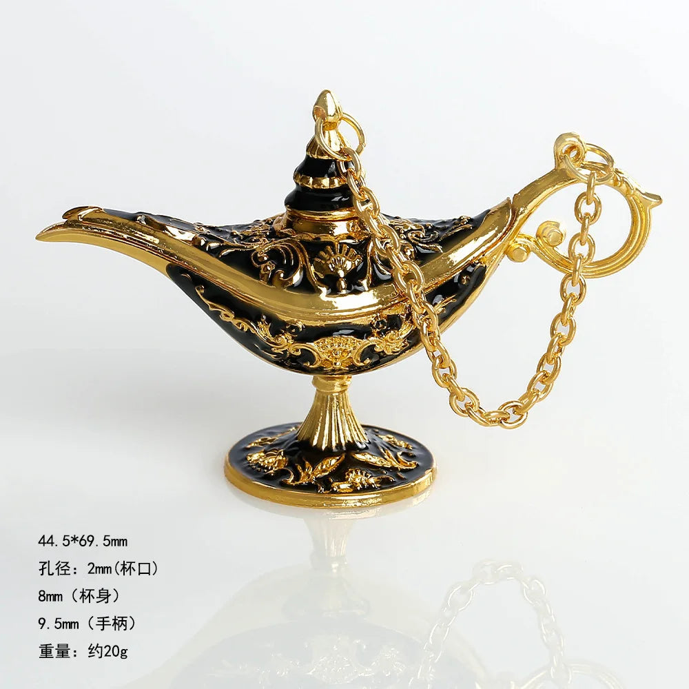 🕌 Aladdin Lamp Desktop Ornament – Vintage Style Decorative Craft for Living Room, Study Room & Bedroom | Perfect Holiday Gift | Free Shipping