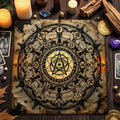 🃏 Creative Astrology Tarot Tablecloth – Altar Ritual Cloth & Party Decoration, A Perfect Gift for Tarot and Zodiac Enthusiasts TLB (946)