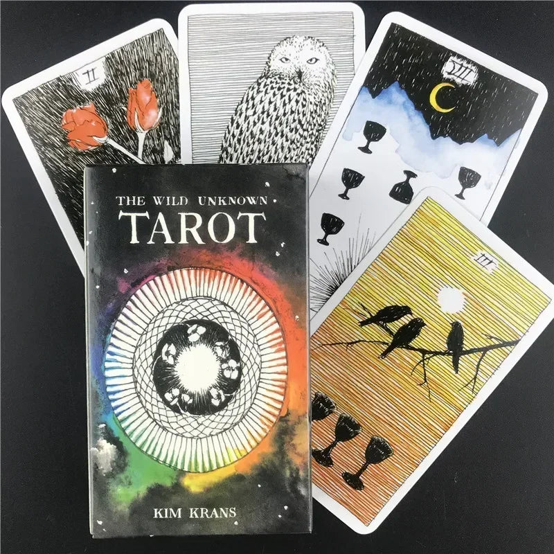 🃏 The Wild Unknown Tarot Deck – Mysterious and Artistic Tarot Cards for Adults & Kids | Board Game & Poker Set | Free Shipping