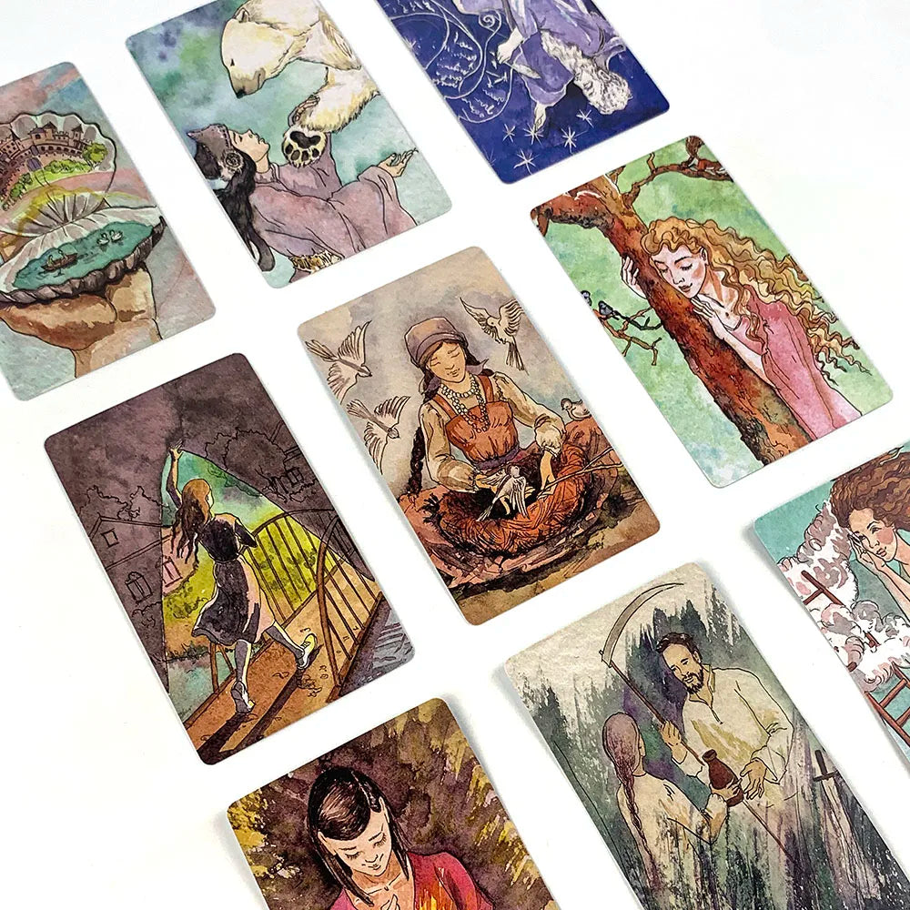 🎴 Пакуд Таро﻿ Tarot Deck – 78 Cards | Russian Edition | Fate Divination & Multiplayer Board Game | Paper Instruction Guide Included | Family & Party Fun