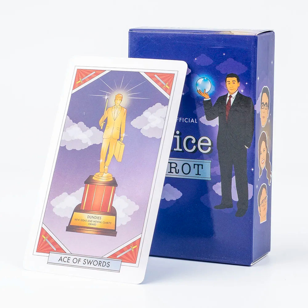 💗 The Unofficial Office Tarot Deck – 78 Cards, 10.3×6 cm for Family Parties & Divination