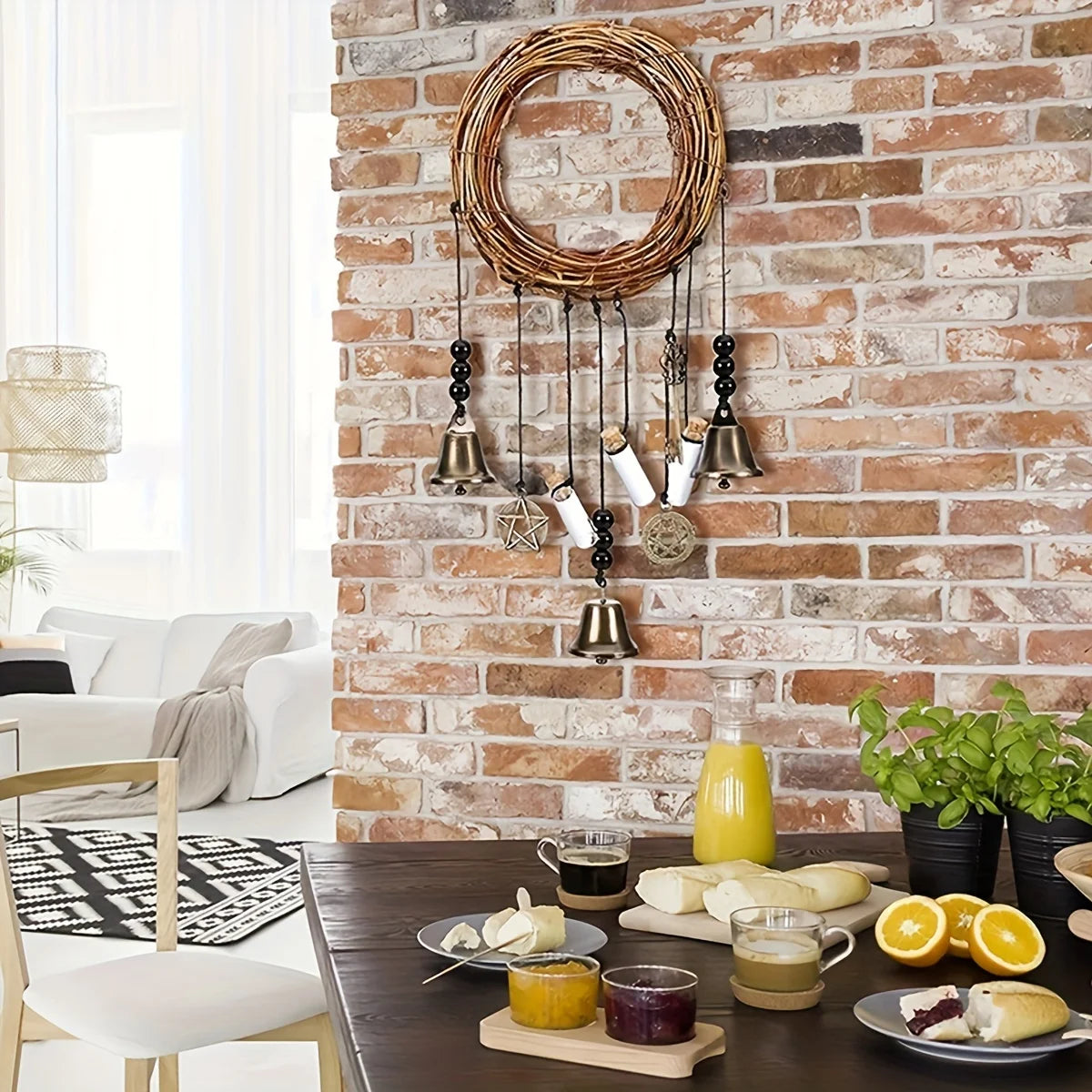 🔔 Vintage Bell Pendant – Home Décor Charm & Door Knob Ornament | Hobbyist Craft & Gift | Free Shipping