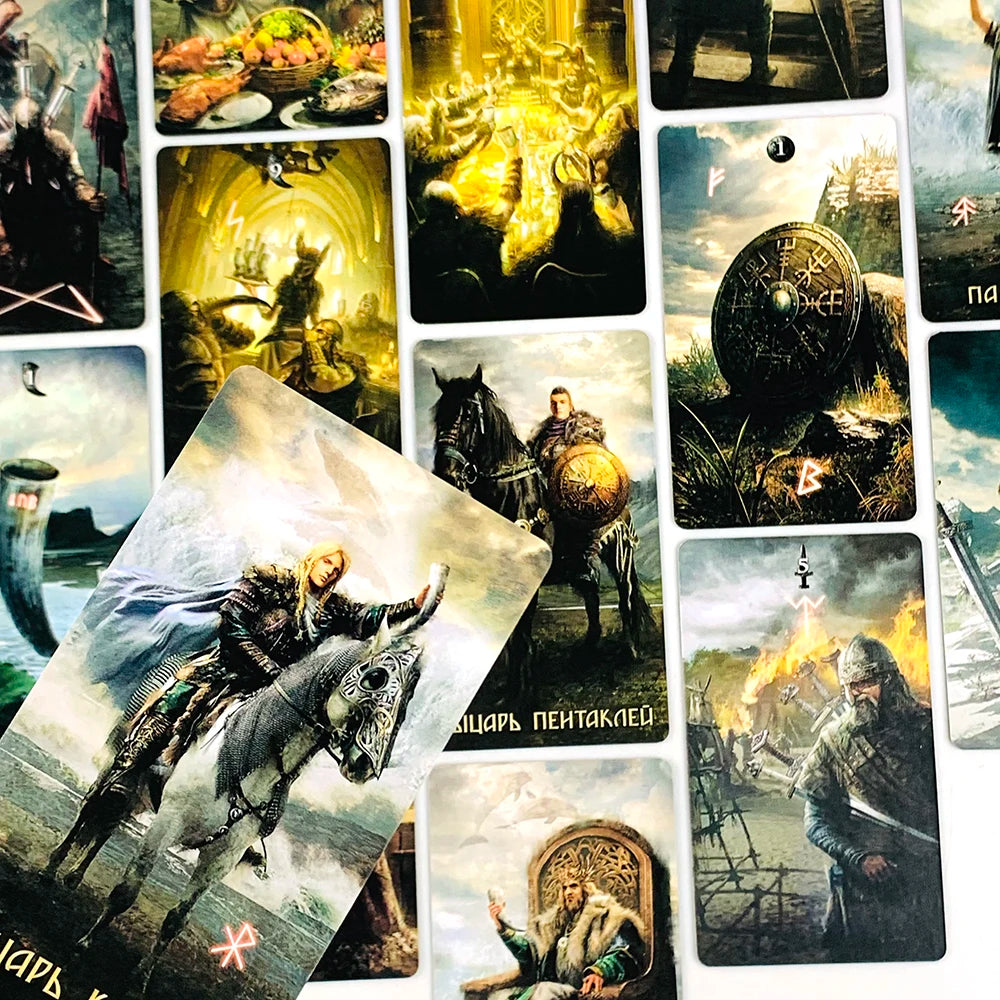 🎃 New Russian Version Tarot Cards | Family Gathering & Mysterious Divination Board Game – Perfect Halloween & Christmas Gift