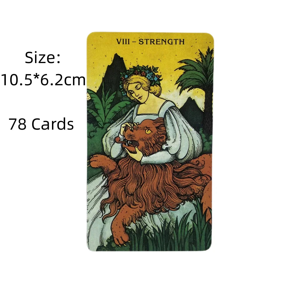 Morgan Greer Tarot Deck – 78 Cards | English Edition | Vibrant Rider-Waite Inspired Tarot for Precognition & Divination Entertainment