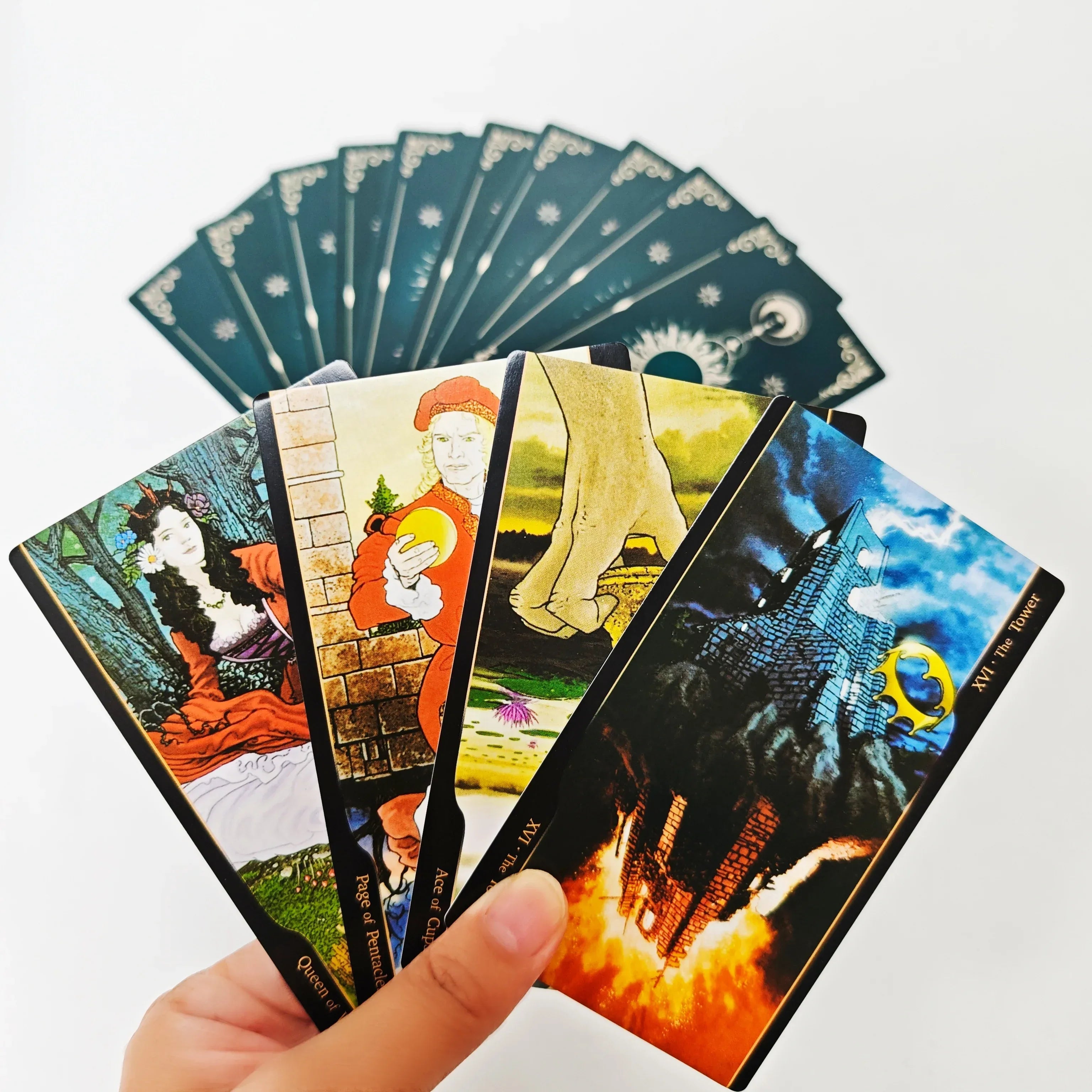🌟 Oppositions Tarot Deck – 78 Cards Rider Waite Inspired Beginner Friendly Intuitive Divination & Board Game Compact 12 x 7 cm