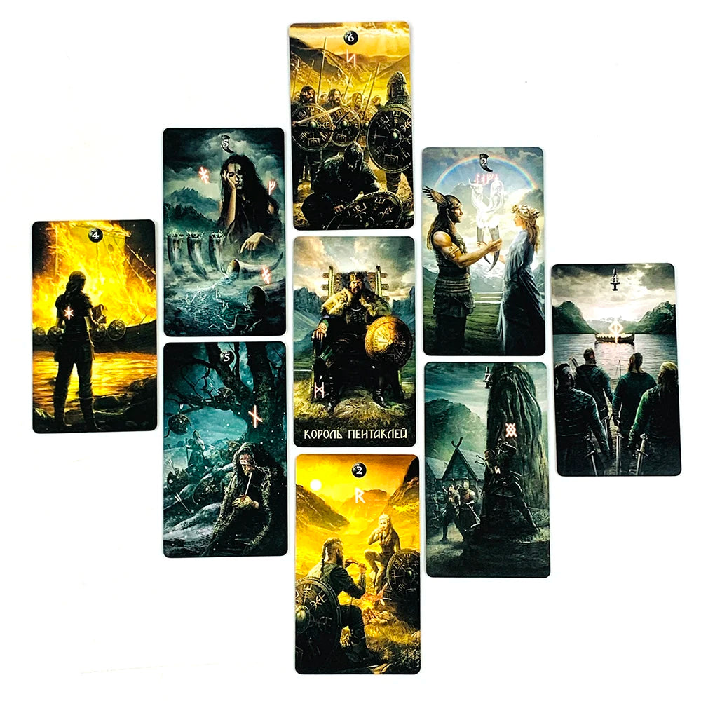 🎃 New Russian Version Tarot Cards | Family Gathering & Mysterious Divination Board Game – Perfect Halloween & Christmas Gift