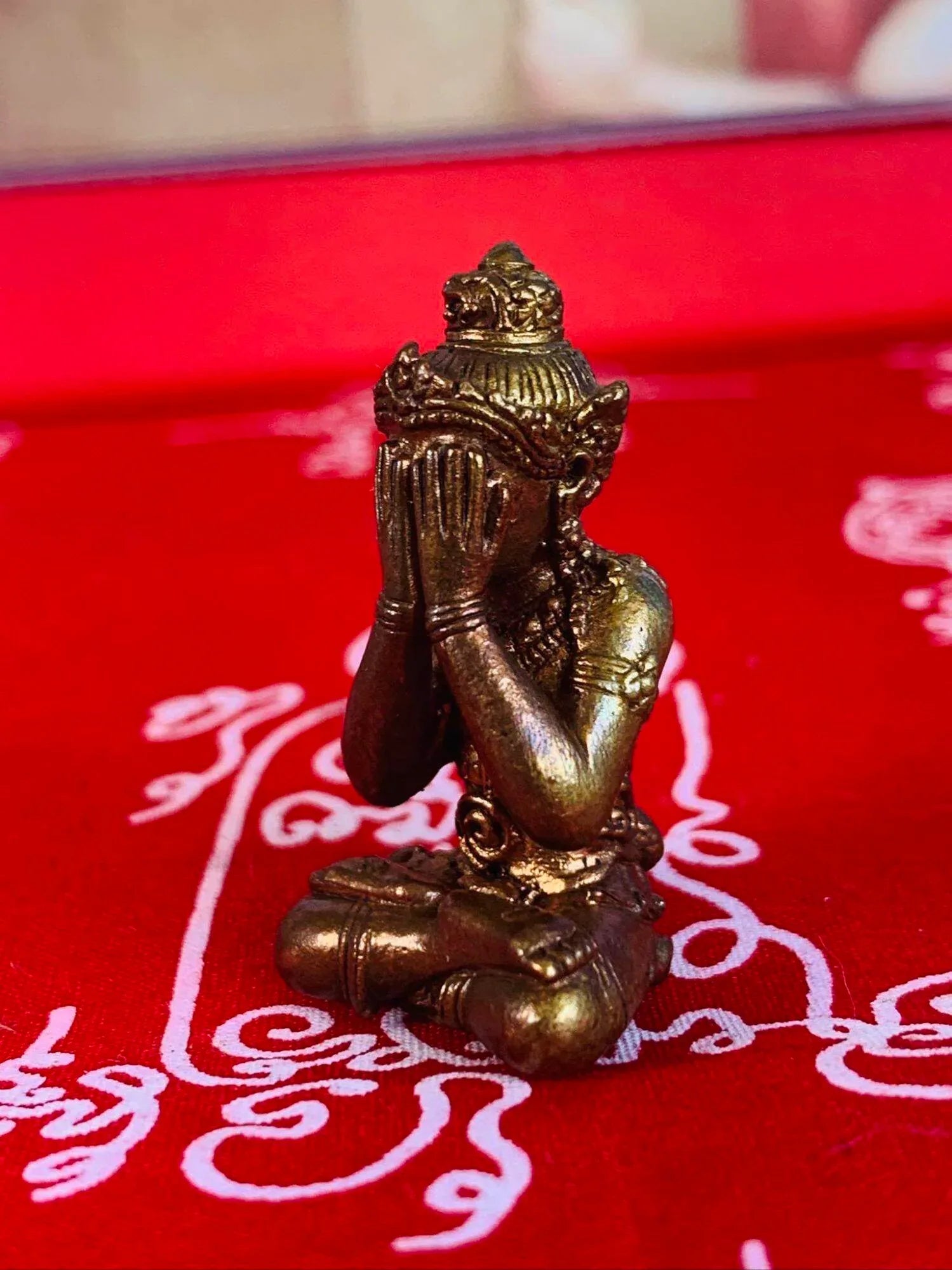 Unlock Ultimate Wealth and Divine Protection with Phra Pidta Pankapkal Sup Tawan Edition – Crafted from Genuine Battleship Propeller Metal!