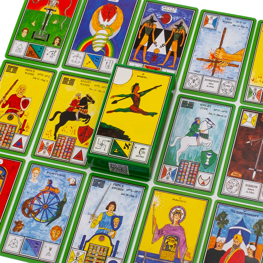 🔮 Ceremonial Magick Tarot Deck – 80 Cards, 3rd Edition, Board Game Size