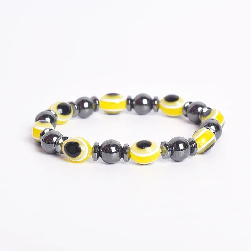 ✨ Bohemian Therapeutic Magnetic Hematite Bracelet – Homme Body Slimming & Weight Loss Health Care Jewelry – Couple Bangle Gift for Women 9