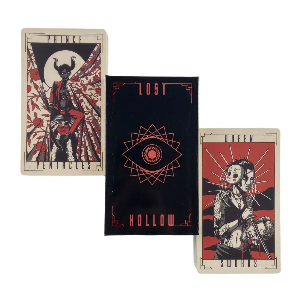 The Lost Hollow Tarot Deck - 80-Card Set for Women, Girls, Family & Party Games with Tarot, Oracle, and Astrology Themes