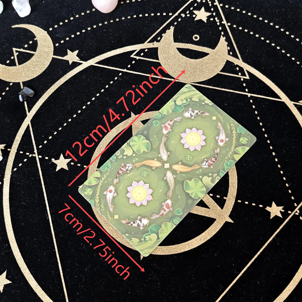 Nishikigoi Tarot Deck – Exquisite 79-Card Set Featuring Various Types of Japanese Koi Fish, Cultural Richness & Intuitive Symbolism