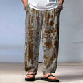 🎨 The Abstract Visionary: Premium Men’s Fall 2025 Wide-Leg Trousers – High-Definition Retro Abstract Graphic Print, Mid-Waist Elastic Drawstring Fit, and Sophisticated Urban-Relaxed Outdoor Lounge Pants SJZHH20252213T