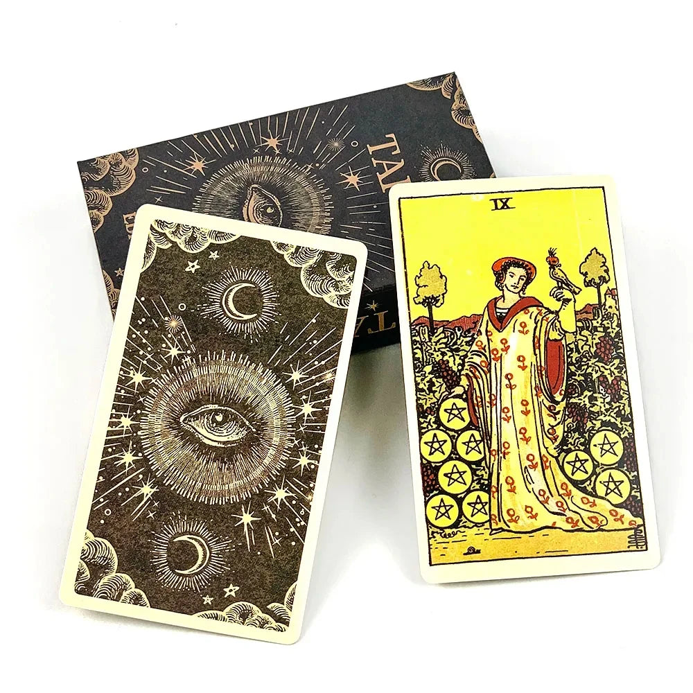 Russian TAPO Limited Edition Tarot Deck – 78 Cards for Fate Divination & Board Game with Guidebook