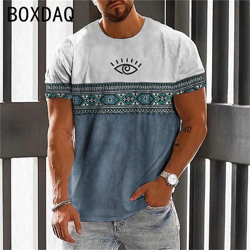 🌍 The Dashiki Street-Heritage T-Shirt: Premium Men’s Vintage Ethnic Tee – High-Definition Traditional Dashiki Print, Breathable Soft-Touch Cotton Blend, and Sophisticated Retro Streetwear Short-Sleeve H24091518090