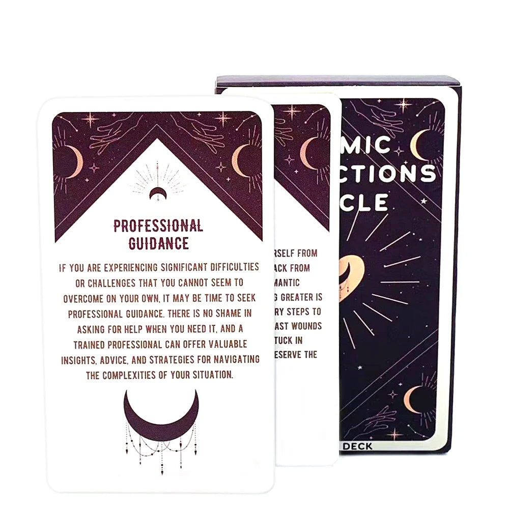 Cosmic Connections Oracle – 54-Card Deck for Fate Divination, Meditation & Party Games